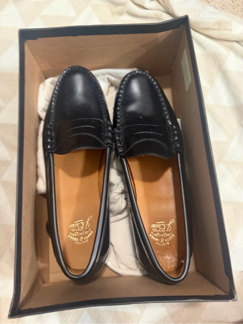 NWOB j crew Camden loafers in leather